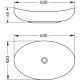 Умывальник Lauter 21502 + Moon 21СК8691BS с сифоном 21635B черный матовый