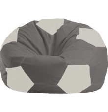 Кресло-мешок Flagman Мяч Стандарт М1.1-334 серый/белый