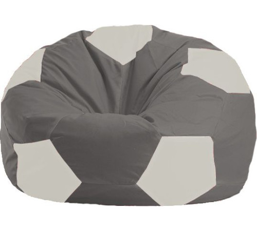 Кресло-мешок Flagman Мяч Стандарт М1.1-334 серый/белый