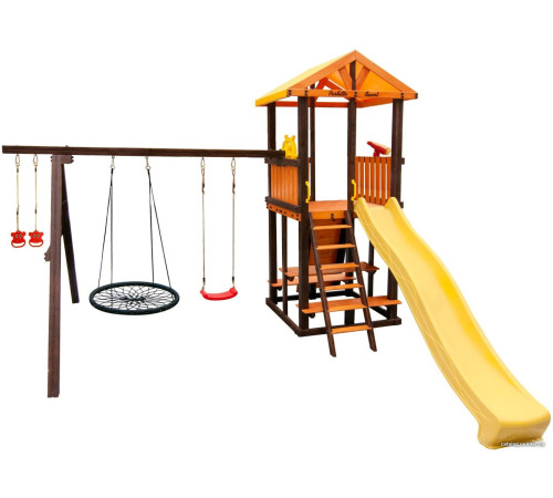 Игровой комплекс Perfetto Sport Bari-4 качели лодочка, паутина