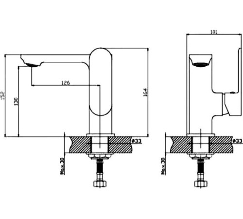 Смеситель Haiba HB12590