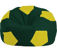 Кресло-мешок Flagman Мяч Стандарт М1.1-65 темно-зеленый/желтый