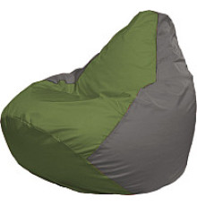 Кресло-мешок Flagman Груша Супер Мега 4XL Г5.1-224 оливковый/серый