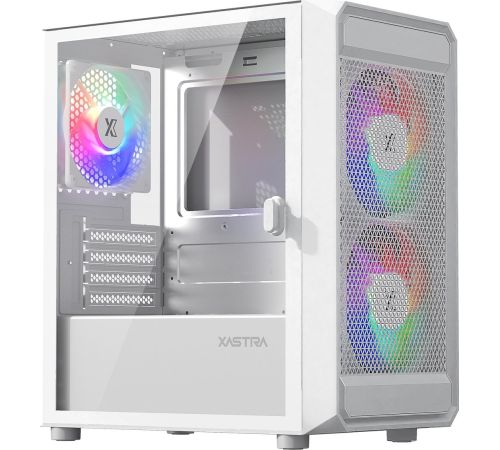 Корпус XASTRA A303M 3FRGB белый