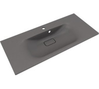 Умывальник Symbolite Фортуна 100x45 кварц, серый шелк
