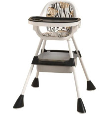 Высокий стульчик Nino Moon черный