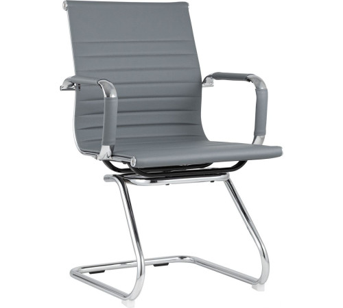 Офисный стул TopChairs Visit D-101L серый