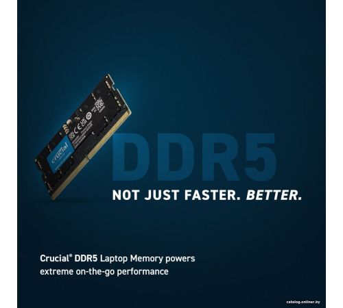 Оперативная память Crucial 16ГБ DDR5 SODIMM 4800МГц CB16GS4800