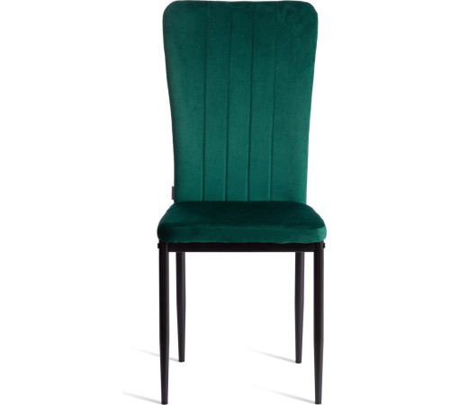 Стул TetChair Verter металл/флок 41x52x95 зеленый HLR56/черный