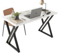 Стол Домус Гранд 12.016.401.02 белый/металл черный