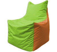 Кресло-мешок Flagman Фокс Ф2.1-163 салатовый/оранжевый