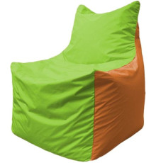 Кресло-мешок Flagman Фокс Ф2.1-163 салатовый/оранжевый