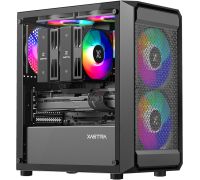 Корпус XASTRA A303M 3FRGB черный