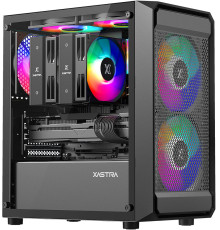 Корпус XASTRA A303M 3FRGB черный