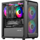 Корпус XASTRA A303M 3FRGB черный