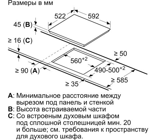 Варочная панель Bosch Serie 6 PKE612FA2E