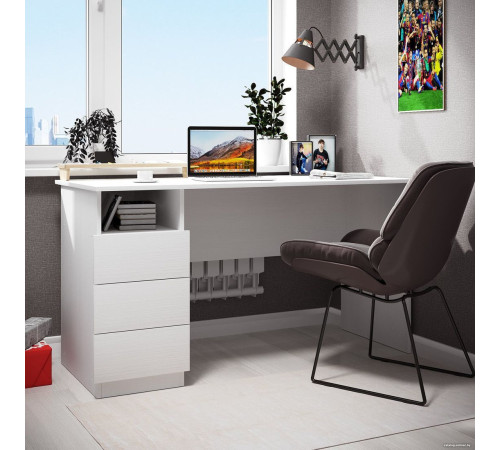 Стол Mio Tesoro Велия МВ-08 140х60 белый