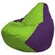 Кресло-мешок Flagman Груша Мини L Г0.1-155 салатовый/фиолетовый