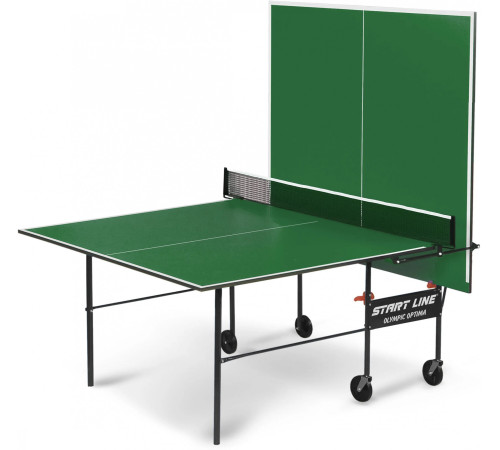 Теннисный стол Start Line Optima 6023-3 с сеткой, зеленый