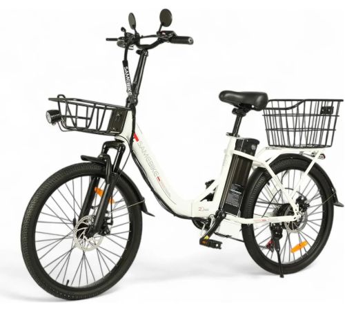 Электровелосипед SameBike M100 белый