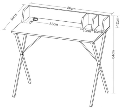 Стол Brabix Loft CD-007
