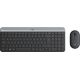 Клавиатура + мышь Logitech MK470 Slim Wireless Combo 920-009206 графитовый
