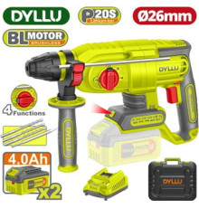 Перфоратор Dyllu DTLM1B262 с 2-мя АКБ, кейс