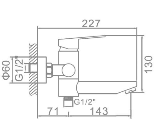 Смеситель Ledeme L73103