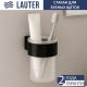 Набор аксессуаров для ванной Lauter 21TS3019 + 21TS3021 + 21TS3013 + 21TS3002 Matt Black, 4 предмета