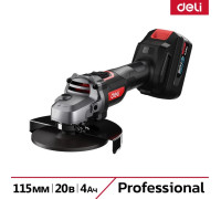 Угловая шлифмашина Deli DE-JM20-3D4 с 2-мя АКБ, сумка