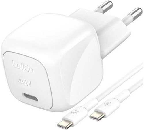 Сетевое зарядное Belkin WCA013KQ1MWH-B6 USB Type-С белый