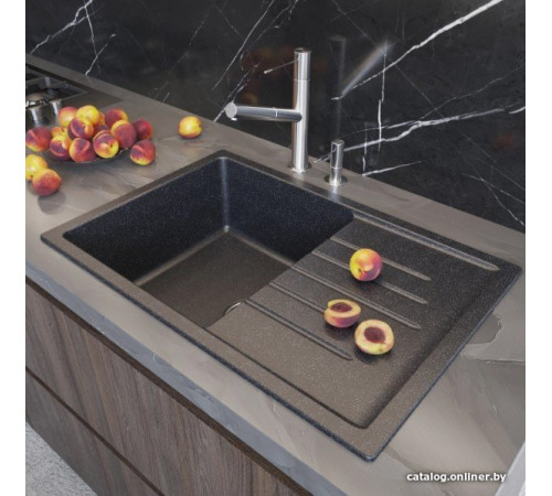 Кухонная мойка Mixline ML-GM19 551982 черный