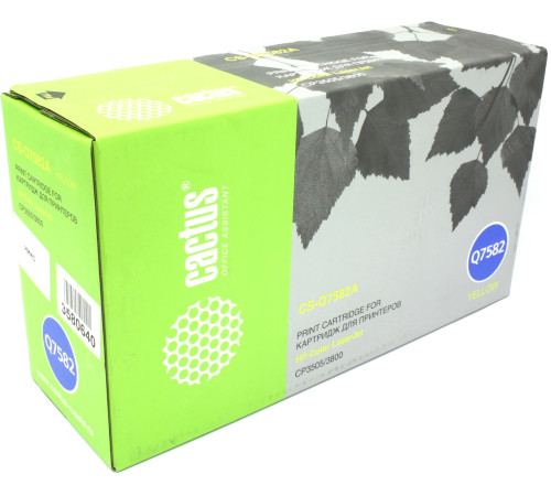 Картридж CACTUS CS-Q7582A анолог HP Q7582A