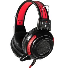 Наушники с микрофоном Оклик HS-G300 Armageddon черный/красный