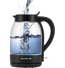 Электрический чайник Polaris PWK 1797CGL Water Way Pro черный