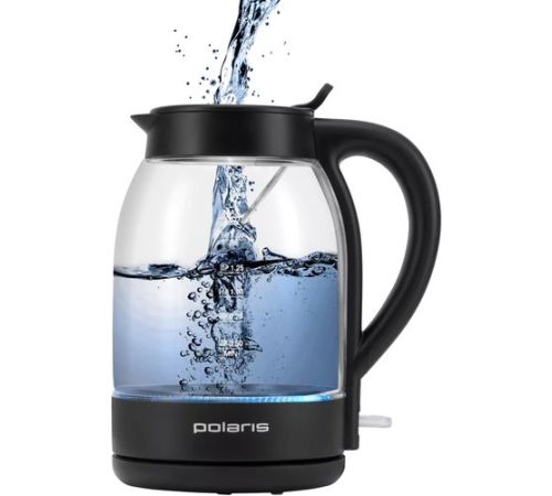 Электрический чайник Polaris PWK 1797CGL Water Way Pro черный