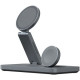 Беспроводное зарядное Magssory Yoga 3 в 1 Charging Station для Samsung Qi2 WCH017m темно-серый