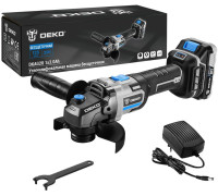 Угловая шлифмашина Deko DKAG20 с 1-им АКБ