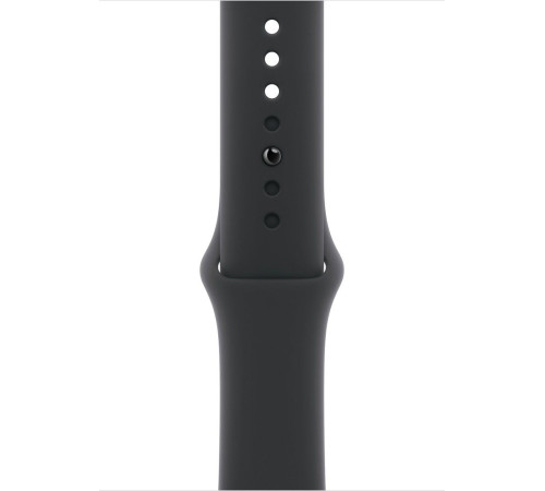 Умные часы Apple Watch Series 10 46 мм алюминиевый корпус, черный/черный, спортивный силиконовый ремешок S/M