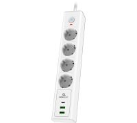 Сетевой фильтр Cablexpert Exnovo EXN-4-CU2-W-2