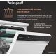Отдельностоящая посудомоечная машина Weissgauff DW 4539 Inverter Touch AutoOpen White
