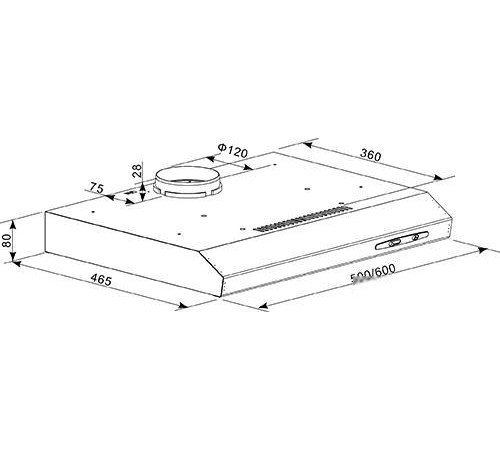Кухонная вытяжка Making Oasis Everywhere PO-50W A