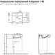 Умывальник Керамин Клермонт 45 мебельный белый