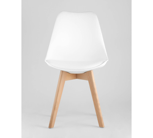 Стул Stool Group Frankfurt New Y863 белый/деревянные ножки