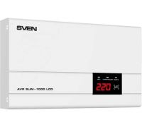 Стабилизатор напряжения  SVEN AVR SLIM-1000 LCD
