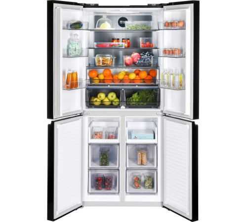 Четырёхдверный холодильник Nord Nordfrost RFQ 450 NFGB Inverter