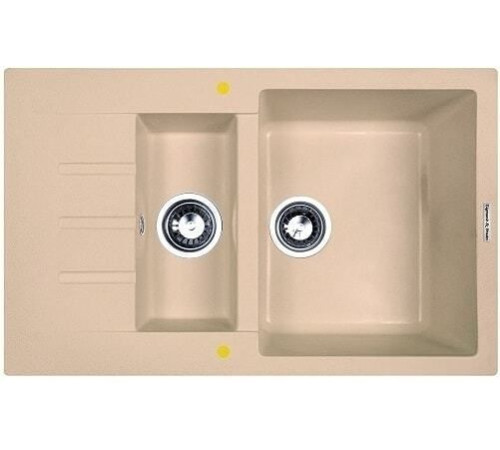 Кухонная мойка Zigmund & Shtain Rechteck 775.2 топленое молоко