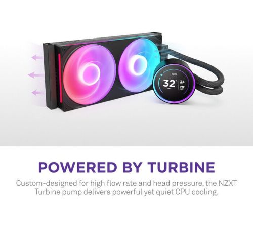 Система жидкостного охлаждения для процессора NZXT Kraken Elite 280 RGB RL-KR28E-B2