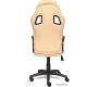Игровое геймерское кресло TetChair Driver бежевый/бронзовый