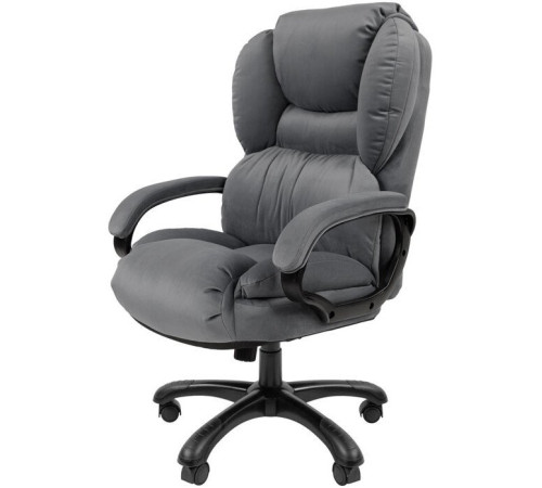 Офисное кресло CHAIRMAN Home 434 Т-55 серый/черный пластик